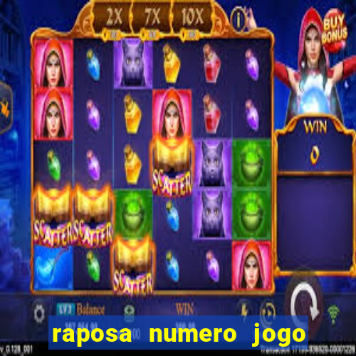 raposa numero jogo do bicho